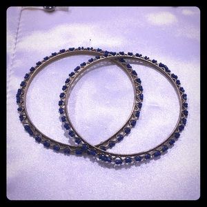 Blue Bangle bracelets